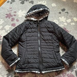 Like new girls fleece lined winter jacket